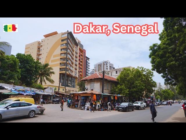 Dakar, Senegal, 4K immersive walking tour of a modern city