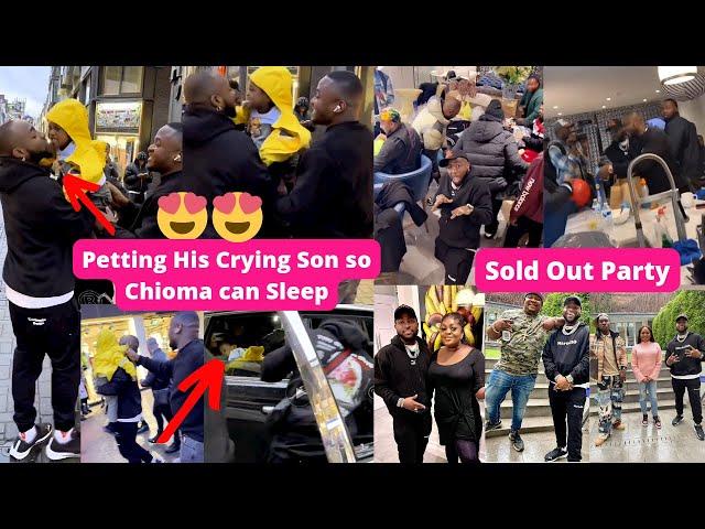 Wow! Davido Take Care of Son as Chioma Sleep | Davido 02 Arena Show 2022 Sold Out Party with Zlatan