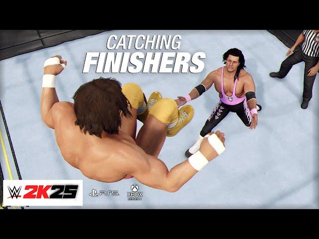 WWE 2K25 - All Catching Finishers (PS5 / Xbox Series X)