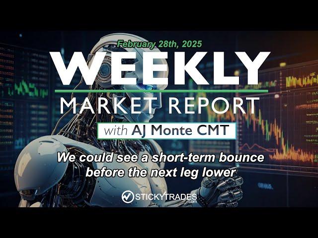 We could see a short-term bounce before the next leg lower - Weekly Market Report with AJ Monte CMT