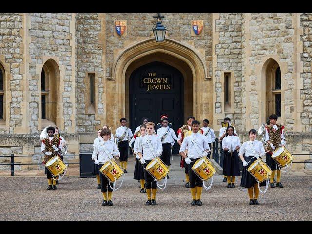 Beating Retreat at the Tower of London