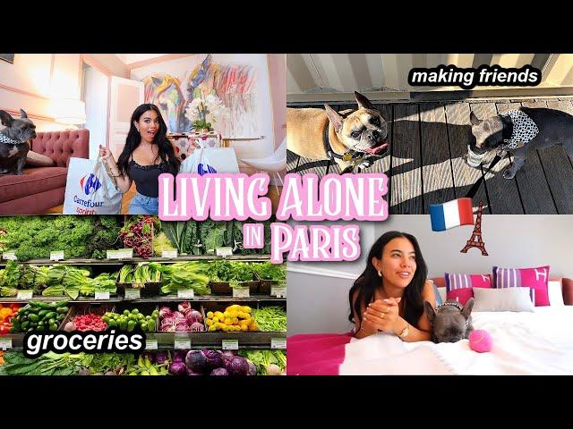 ADELAINE IN PARIS: Day In My Life Living Alone in Paris | Groceries & Making Friends