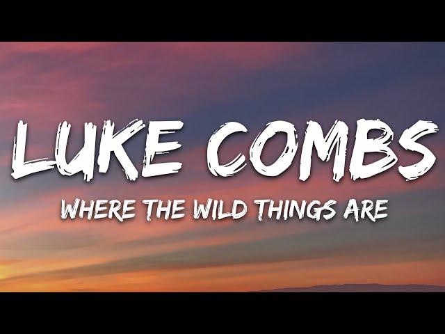 Luke Combs - Where the Wild Things Are (Lyrics)