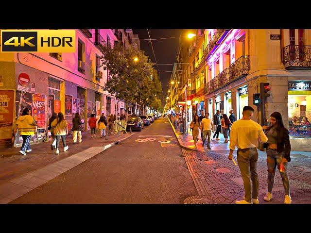  Madrid After Dark  | Madrid, Spain Night Walk - October 2022 [4K HDR]