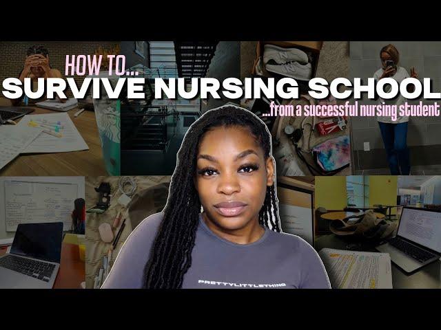 Nursing Student Survival Guide🩺‼️How to SUCCEED in Nursing School in 5 SIMPLE Steps