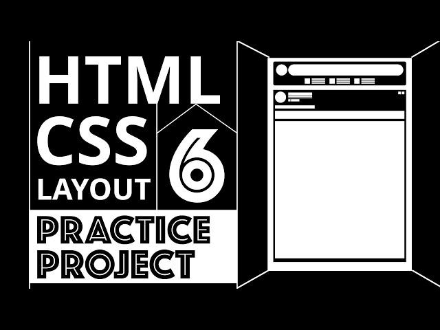 10 HTML CSS Practice  PROJECTS  Hindi  2024 | Project 6 | Basic To Advance Layout