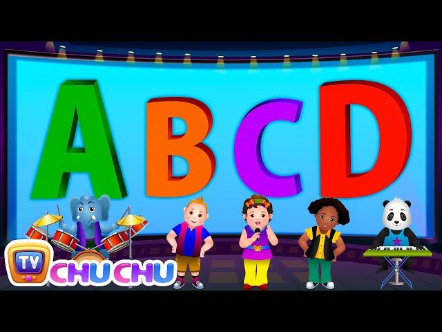 ABCD Alphabet Song - Nursery Rhymes Karaoke Songs For Children | ChuChu TV Rock 'n' Roll