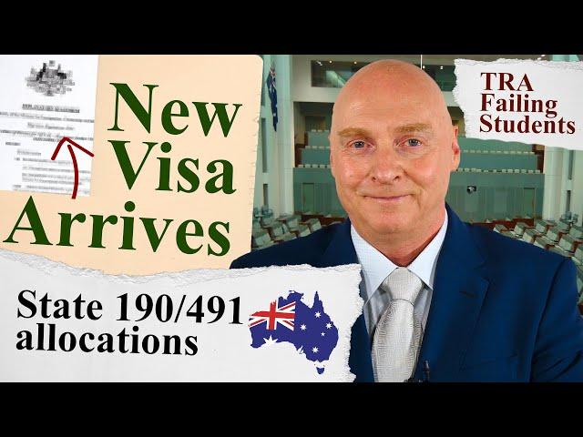 Australian Immigration News 6th of July. State Sponsorship allocations: A new Visa arrives + more