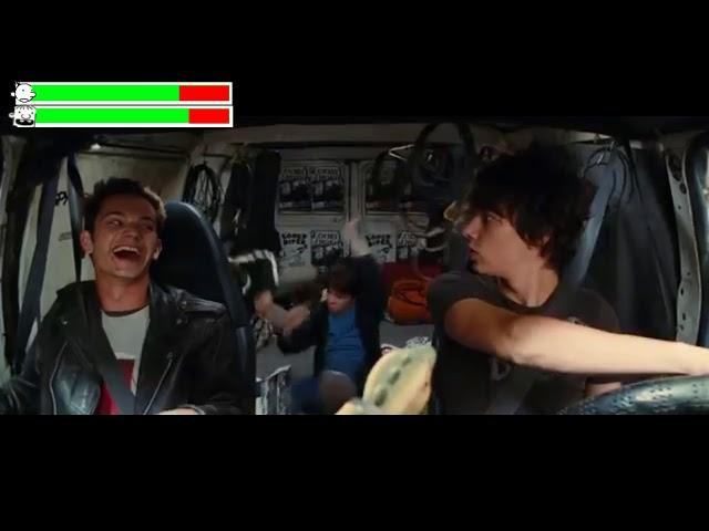 Diary of a Wimpy Kid: Rodrick Rules - Crazy Van Driving Scene with healthbars