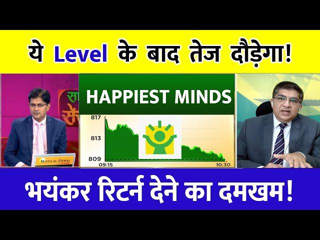 HAPPIEST Minds share analysis️ | happiest minds share latest news, target, #happiestmindsnews