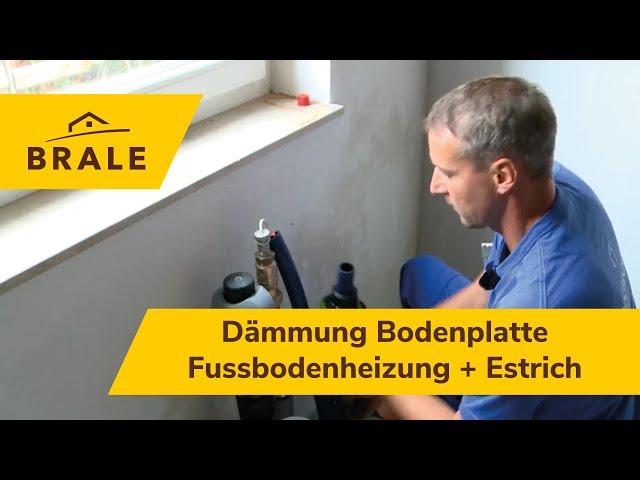 Wie entsteht ein Massivhaus? | Baudoku | So baut die BRALE: Teil 6: Dämmg. Bodenpl.+Fußbdhzg+Estrich