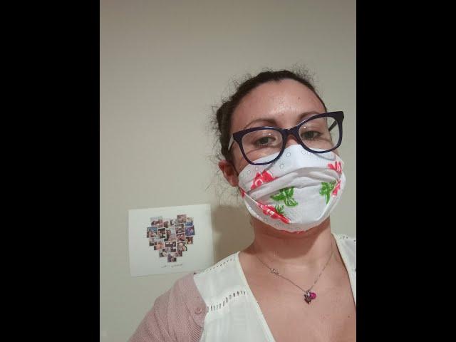 DIY No Sew Face Mask with Pretty Scarves