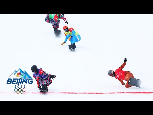 INSANE photo finish decides men's snowboard cross gold | Winter Olympics 2022 | NBC Sports