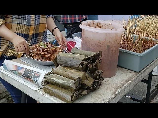 Tantangan beli sate ayam viral sewajan full harga 40 ribu