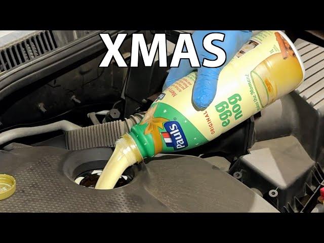 I replaced my oil with Eggnog. (Xmas Special)