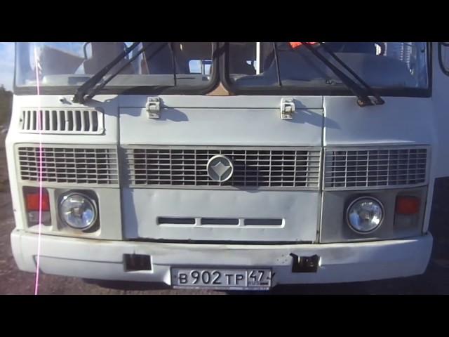 Работа двигателя Д-245 у автобуса ПАЗ-4234, 2010 г.в.