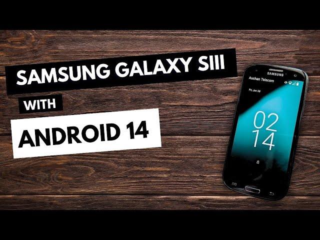 Samsung Galaxy SIII running Android 14 with LineageOS | Digital Minimalism