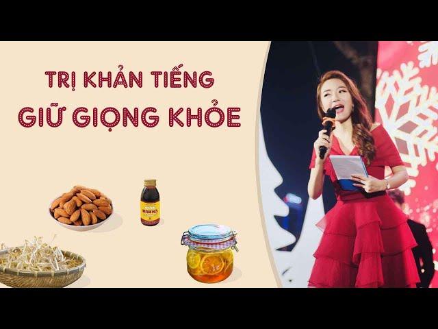 MẸO TRỊ KHÀN TIẾNG VÀ GIỮ GIỌNG HIỆU QUẢ | Nói cùng Vân Anh | Vân Anh tập lái