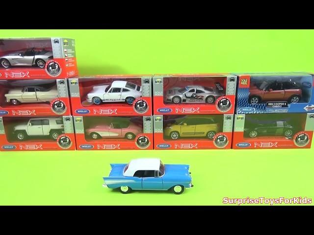 Welly Model Cars Collection 1/34 scale Unboxing Diecast  Welly Cars