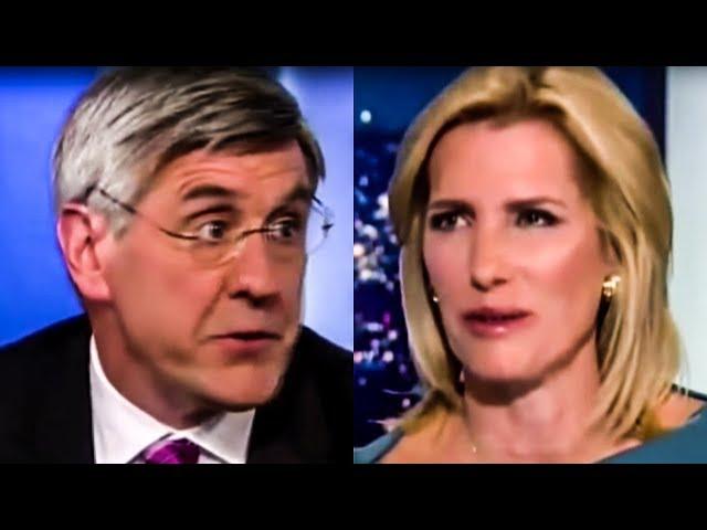 Poor Stephen Moore Cries On Laura Ingraham Shoulder