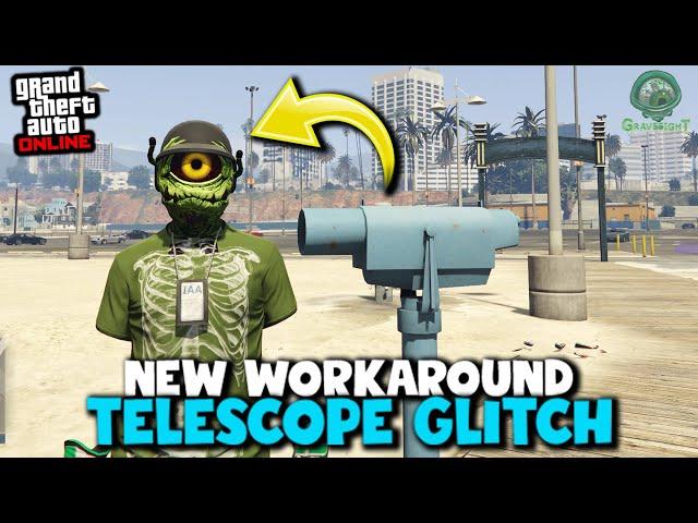 PATCHED? New Workaround Telescope Glitch in GTA Online - Easy Trick for Cool Effects!