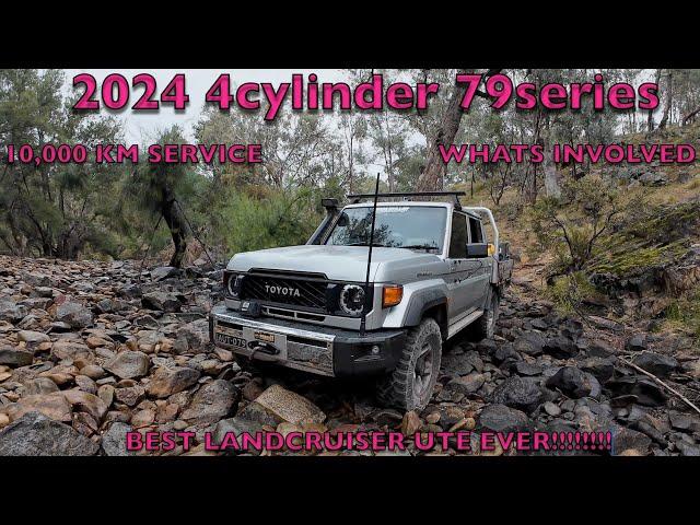 Toyota LandCruiser 2024 1GD 79series 10000km service Whats involved plus GOULBURN MX round 1 65cc