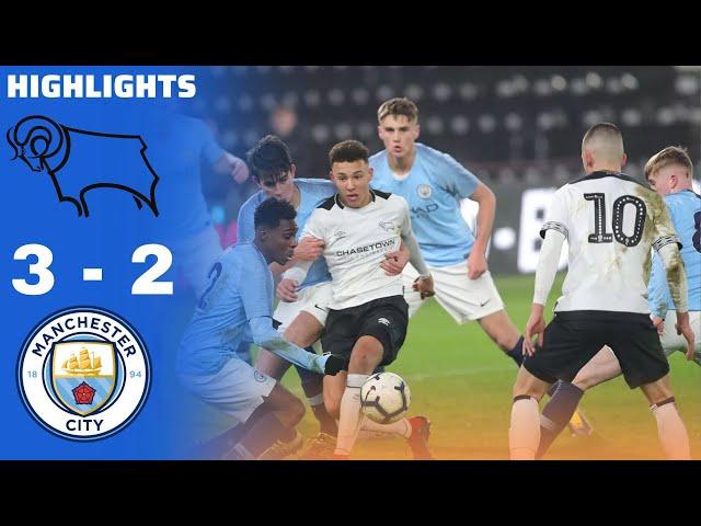 Manchester City u18 2-3 Derby County u18 | Highlights & All Goals Premier League Cup 2024