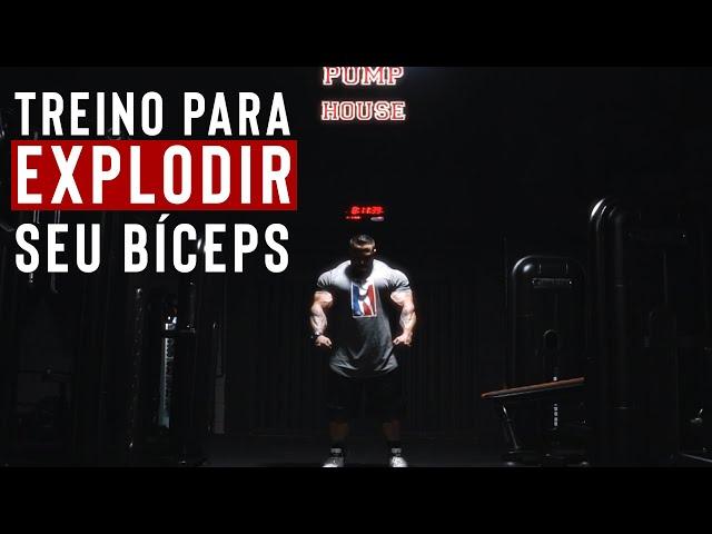 TREINO para EXPLODIR SEU BÍCEPS | BRUNO MORAES