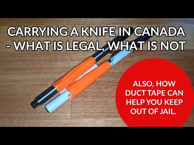 Laws Relating To Carrying Knives In Canada