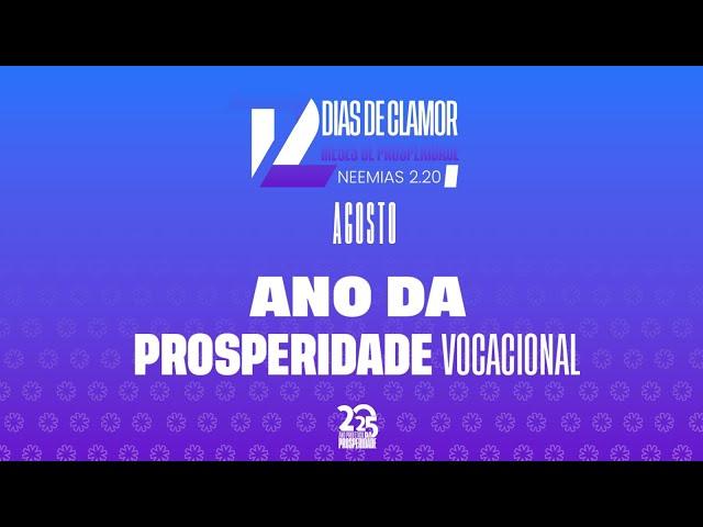 12 DIAS CLAMOR - AGOSTO