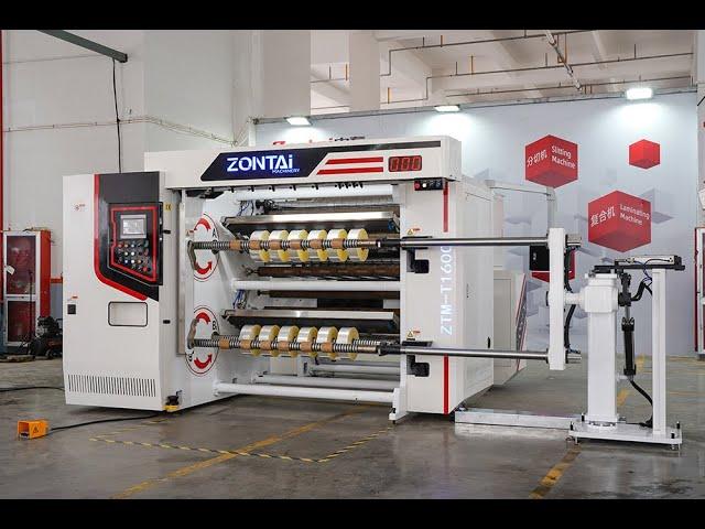 4 axes automatic change over high Speed film Slitting Rewinding Machine