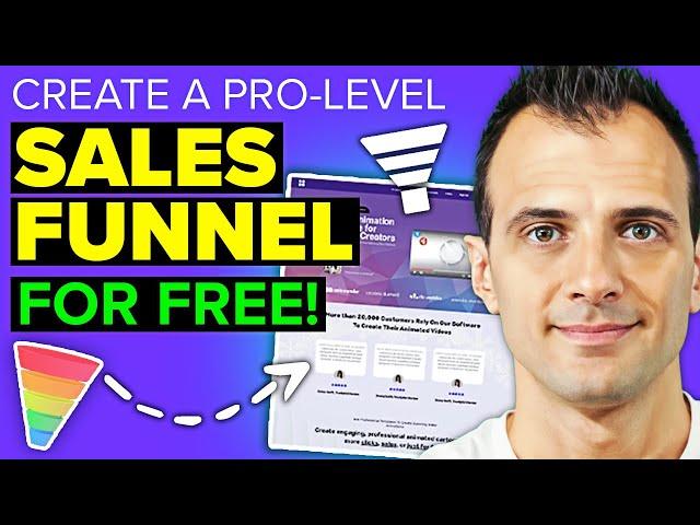 How to Create a Sales Funnel FOR FREE: 2024 Tutorial For Beginners