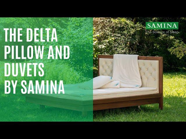 The Delta Pillow and Duvets by SAMINA