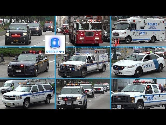 [Manhattan] Crane Collapse after 9/11 ceremony - Rare catches of responding emergency services