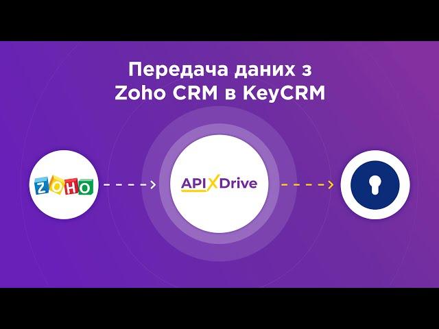 Інтеграція Zoho CRM та KeyCRM | Як налаштувати вивантаження даних з Зохо СРМ в КейСРМ?