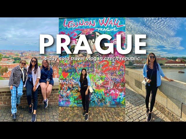 FIRST TIME SOLO TRAVELLING TO PRAGUE // 4-Day Solo Travel Vlog in Czech Republic