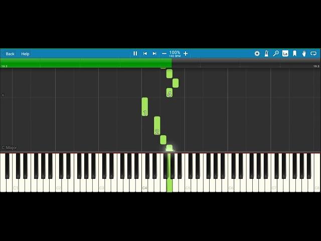 (MIDI) Synthesia | Frère Jacques (Brother John)