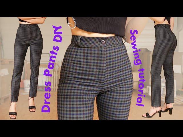 Cigarette Pants DIY | Doretta Dress Trousers Sewing Tutorial