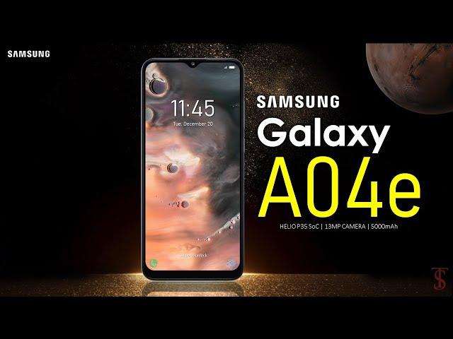 Samsung Galaxy A04e Price, Official Look, Design, Specifications, Camera, Features