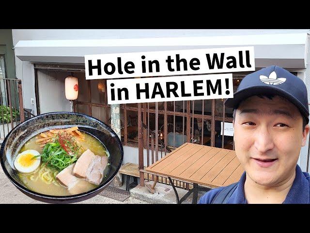 Is NYC's BEST RAMEN Shop in HARLEM? Trying ROKC's KYOTO FISH RAMEN