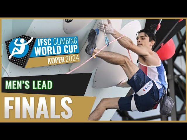 IFSC Men Lead Final Koper 2024 World Cup