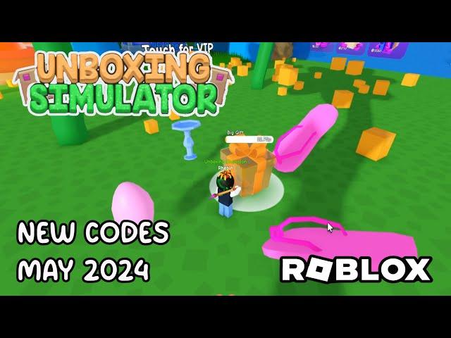 Roblox Unboxing Simulator New Codes May 2024