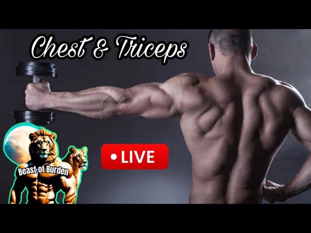 Explosive Chest & Tricep Workout | Beast of Burden is live!