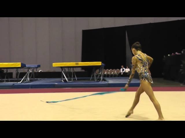 Julia Garbuz - Ribbon - 2012 Rhythmic Nationals - Junior - Day 1