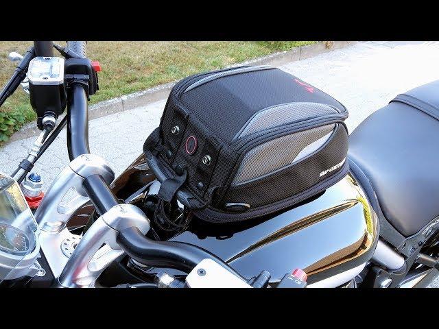 SW-Motech EVO Tankring and EVO Daypack on a Moto Guzzi Griso (QUICK-LOCK)