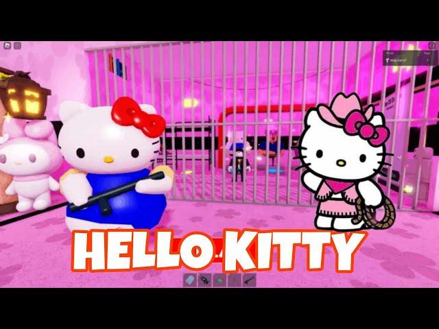 HELLO KITTY Barry's Prison Run ┃Roblox Funtime #roblox #robloxescape #hellokitty