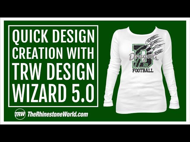Quick Dragon Ripping Claw Design in TRW Design Wizard 5.0 and CorelDRAW