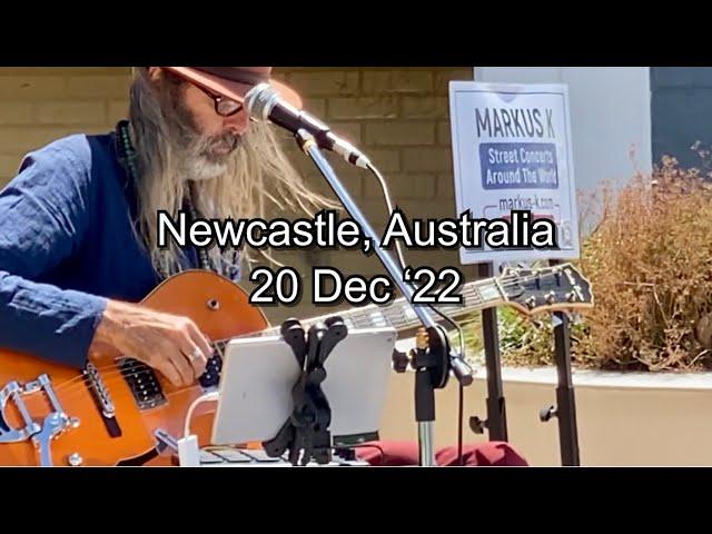 ‘Stupid Money’ - busking in Newcastle, Australia