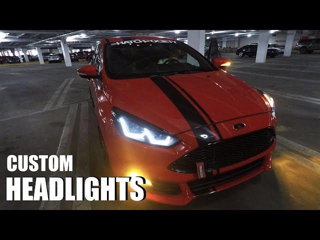 Ford Focus LED Halo Headlights - CAAutoParts