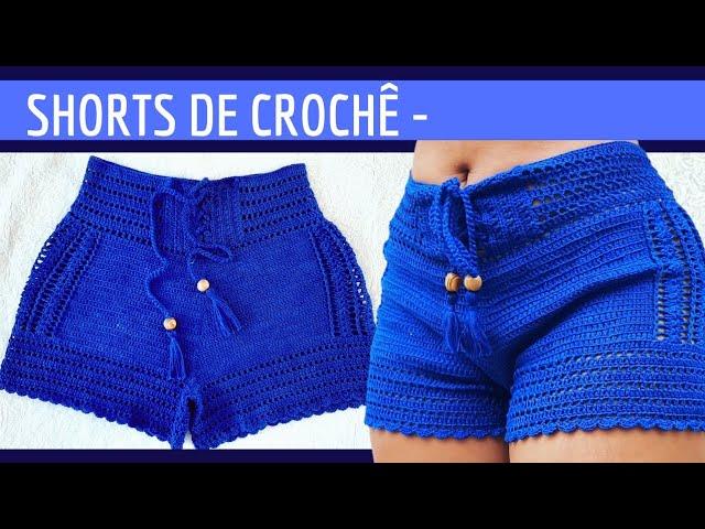 Crochet shorts HIGH WAIST step by step